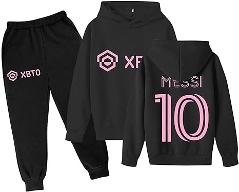 HOSTINGG Kids Tracksuits Sets Girls Hoodie and Sweatpants 2 Pcs Sweatshirt Suit for Girls School Boys&