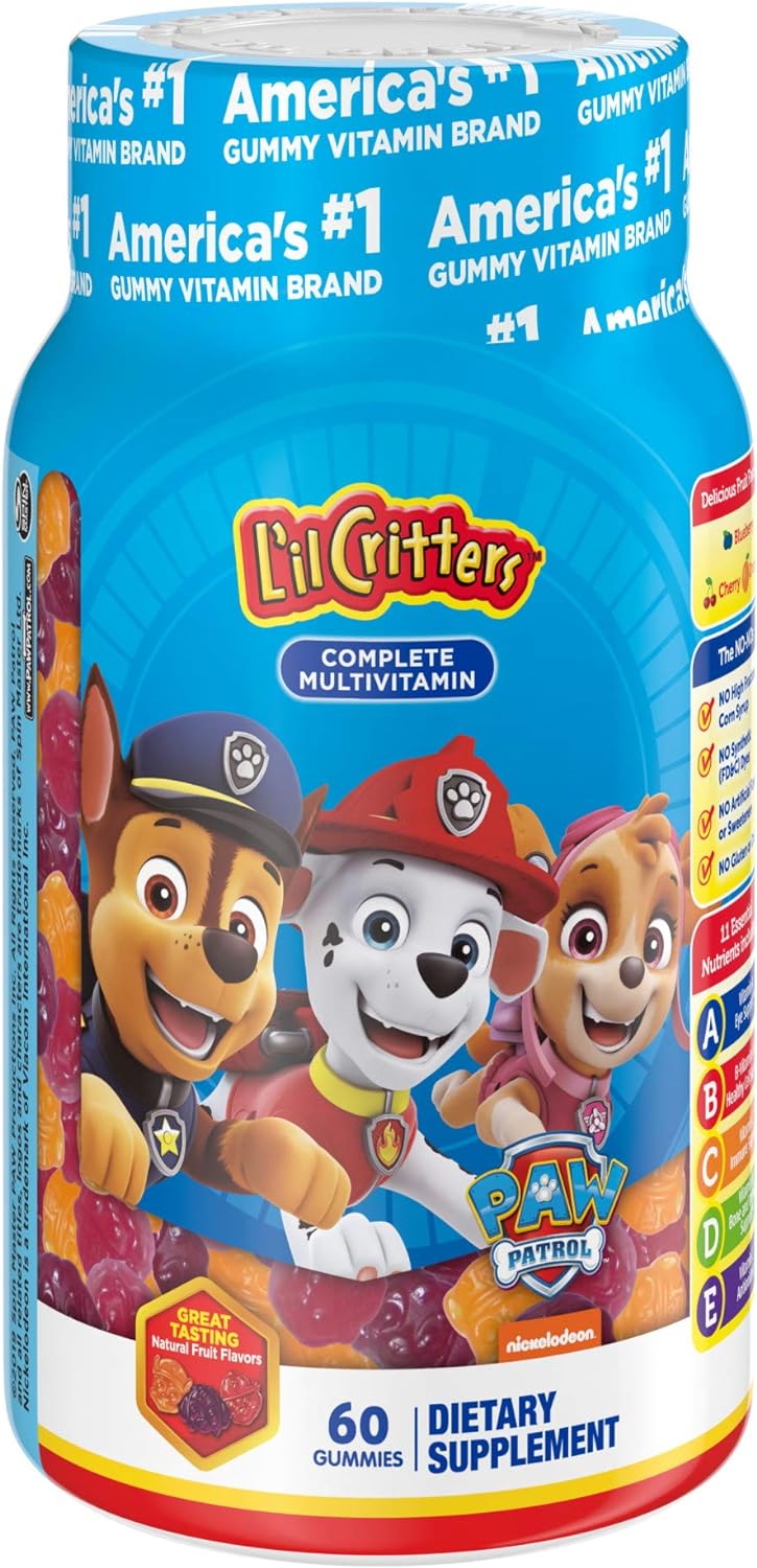 Lil Critters Paw Patrol Gummies multivitamínicos completos