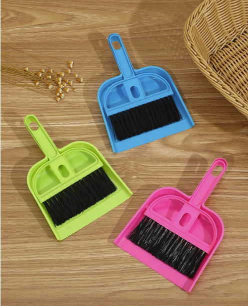 1 set de color al azar hámster Cepillo de limpieza & Recogedor para pequeño animal para limpieza