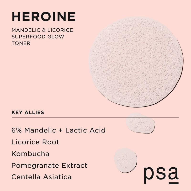 PSA Heroine Mandelic & Licorice Superfood Glow Toner