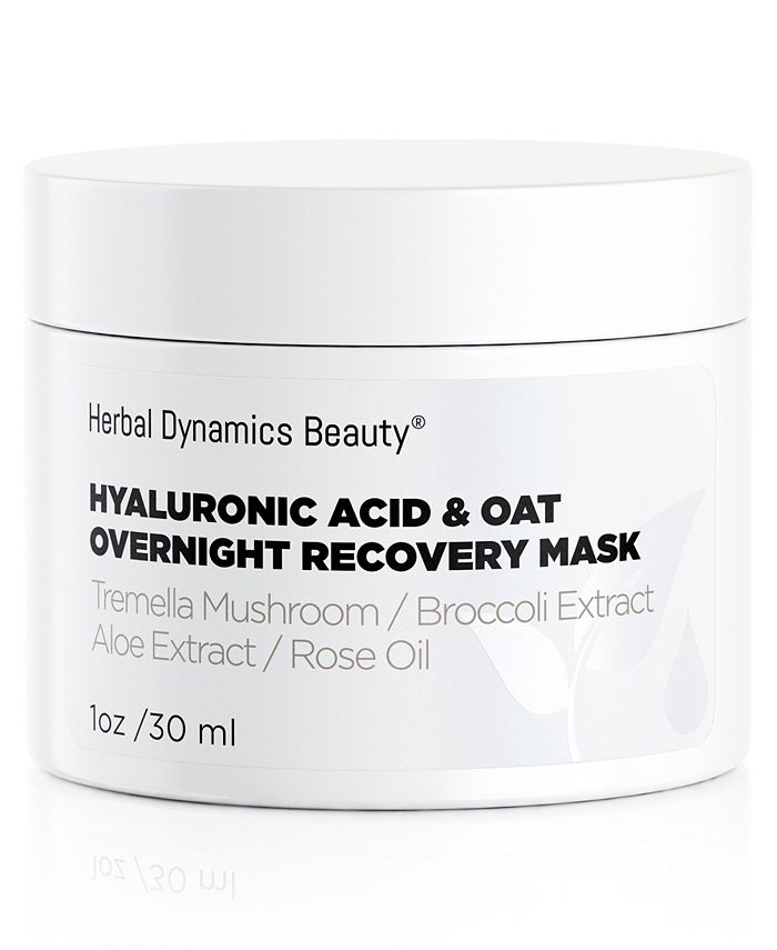 Herbal Dynamics Beauty Hyaluronic Acid + Oat Overnight Recovery Mask