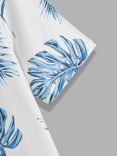 Men Tropical Print Tee