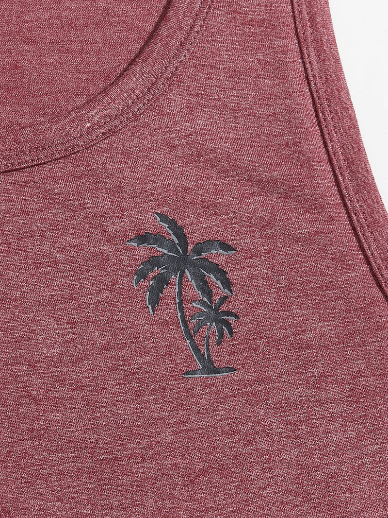 Men Coconut Tree Tank Top