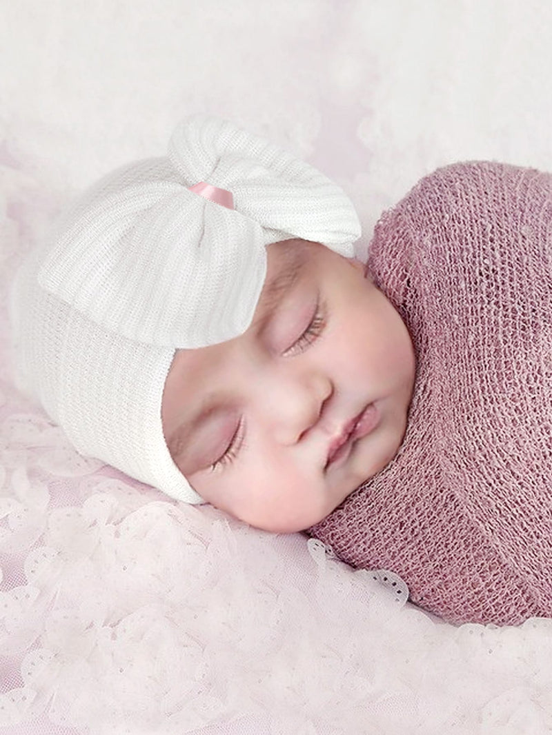 Newborn Girl Photography Bow Hat