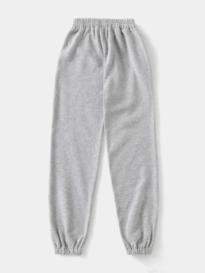 EZwear Solid Elastic Waist Sweatpants