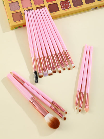 15pcs Duo fiber Makeup Brush Set