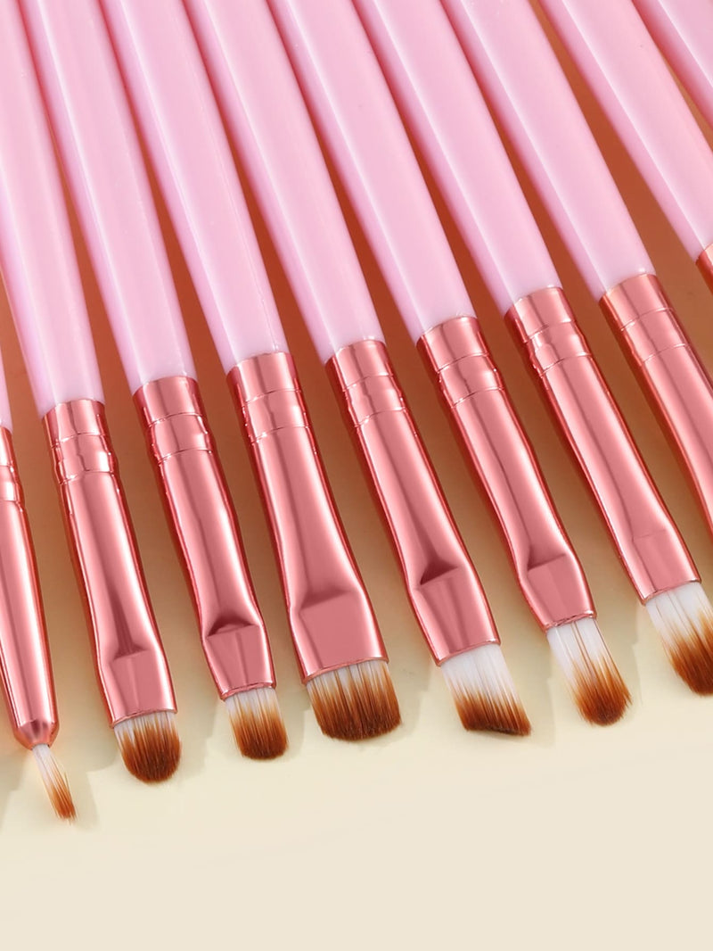 15pcs Duo fiber Makeup Brush Set