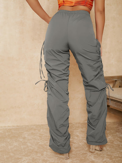 SXY Cut Out Drawstring Side Pants