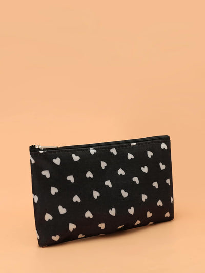 Heart Pattern Makeup Bag