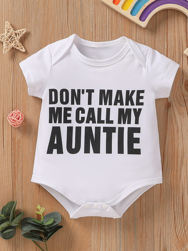 Baby Slogan Graphic Bodysuit