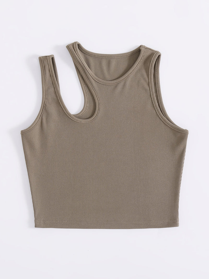 Cut Out Detail Tank Top