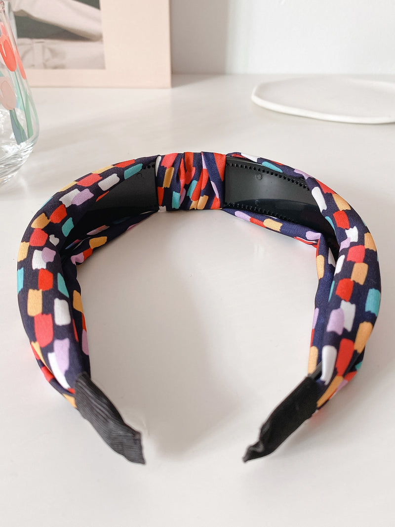 Color Block Knot Decor Headband