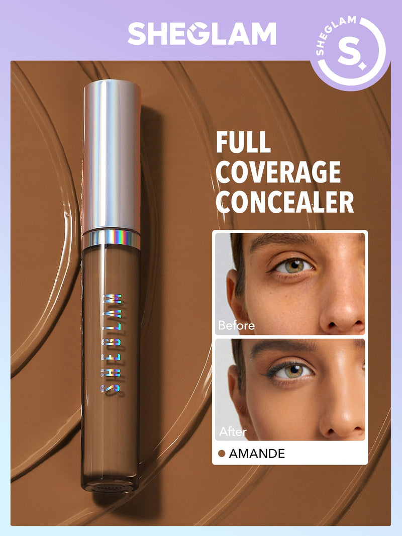 SHEGLAM 12 Hr Full Coverage Concealer Shortbread