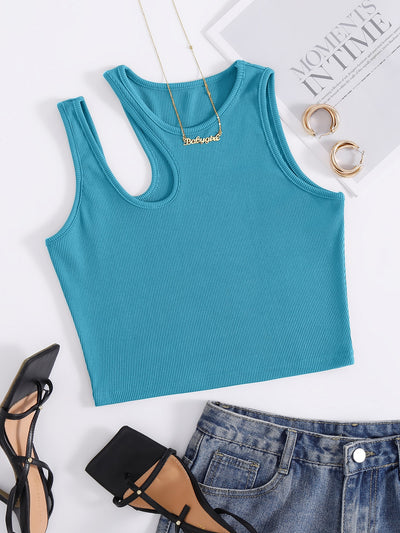 Cut Out Detail Tank Top