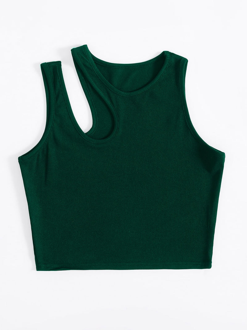 Cut Out Detail Tank Top