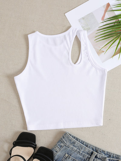 Cut Out Detail Tank Top