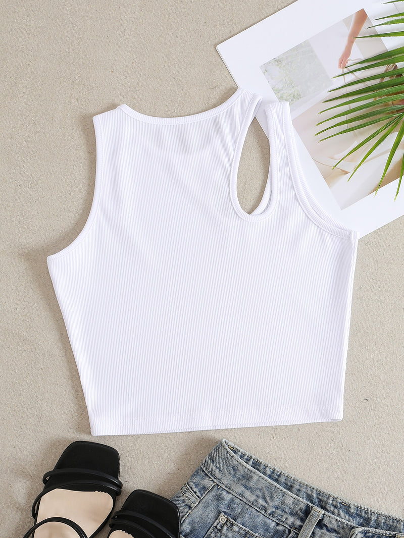 Cut Out Detail Tank Top