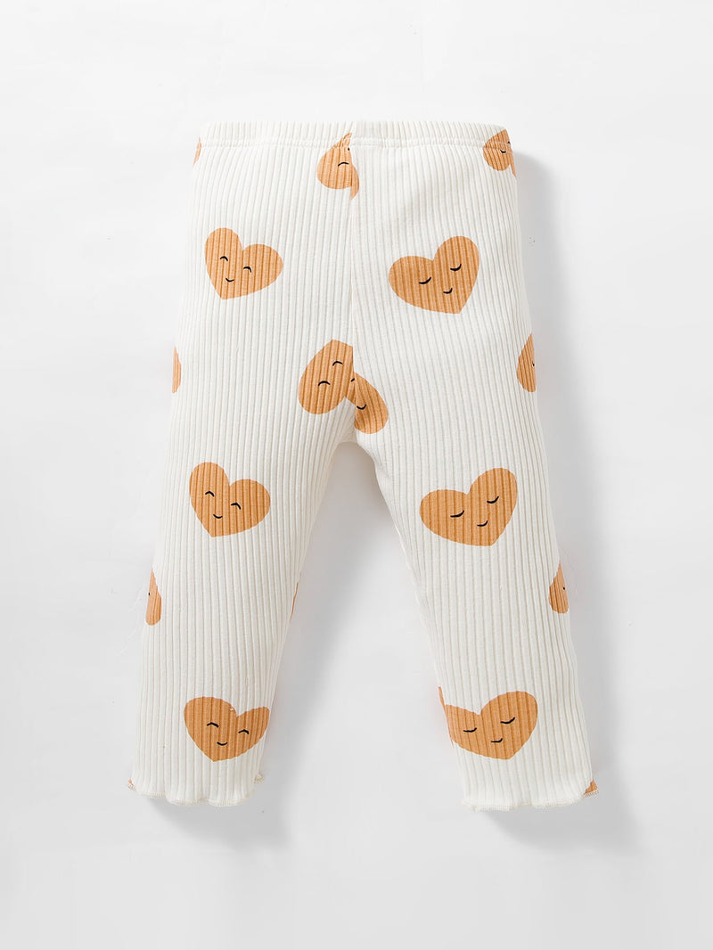 Baby Heart Print Pants