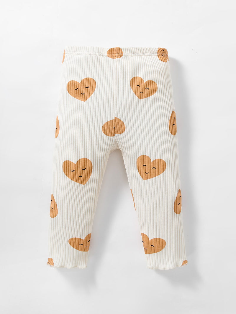 Baby Heart Print Pants