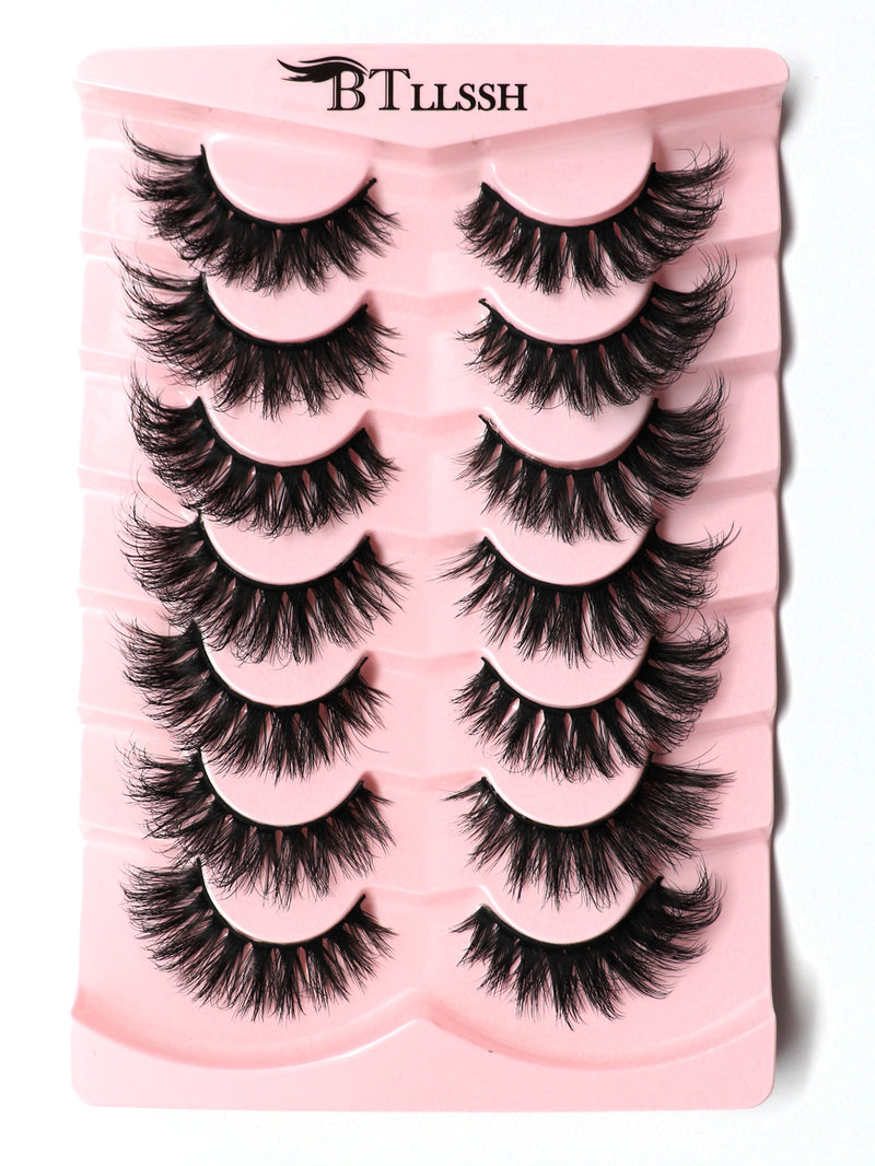 7pairs Cat Eye False Eyelashes