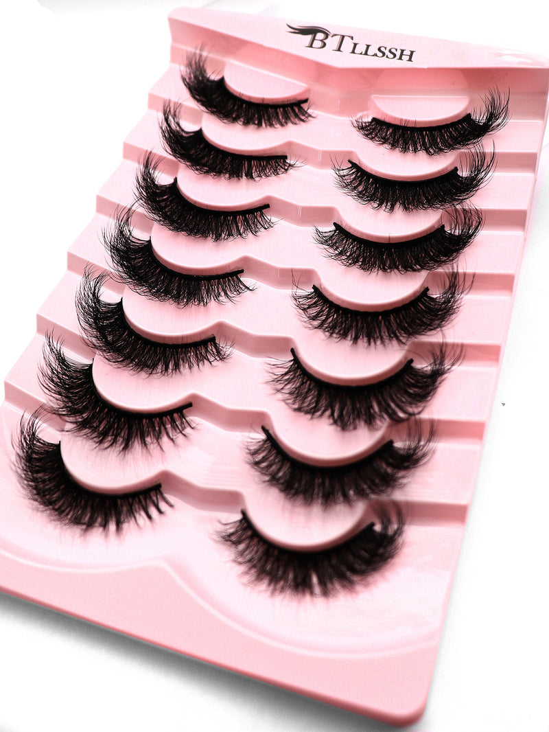 7pairs Cat Eye False Eyelashes