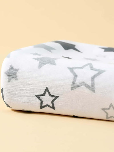 2pcs Baby Star Pattern Swaddling Blanket & Hat Set