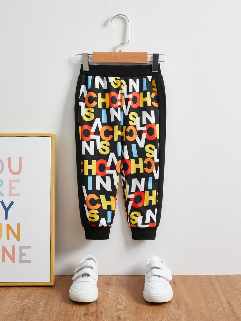 Baby Letter Graphic Sweatpants