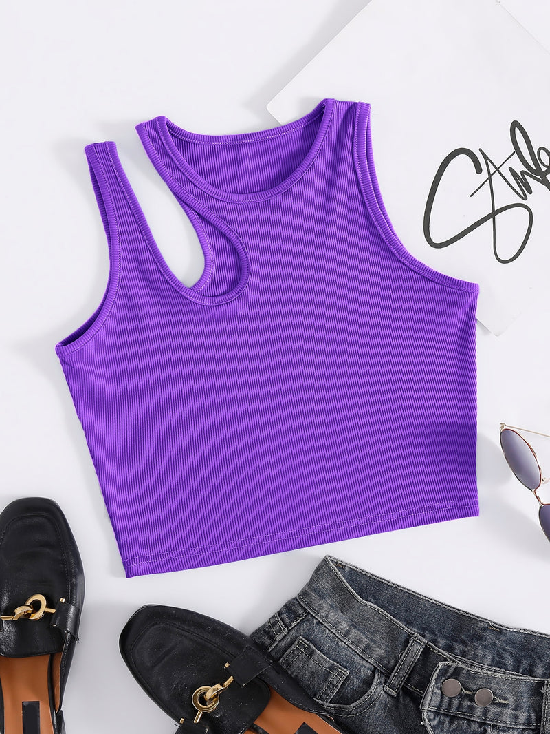 Cut Out Detail Tank Top