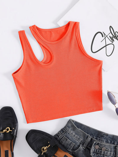 Cut Out Detail Tank Top