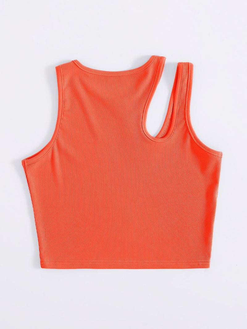 Cut Out Detail Tank Top