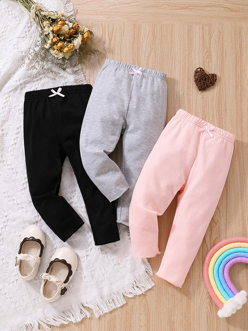 Baby 3pcs Bow Front Pants