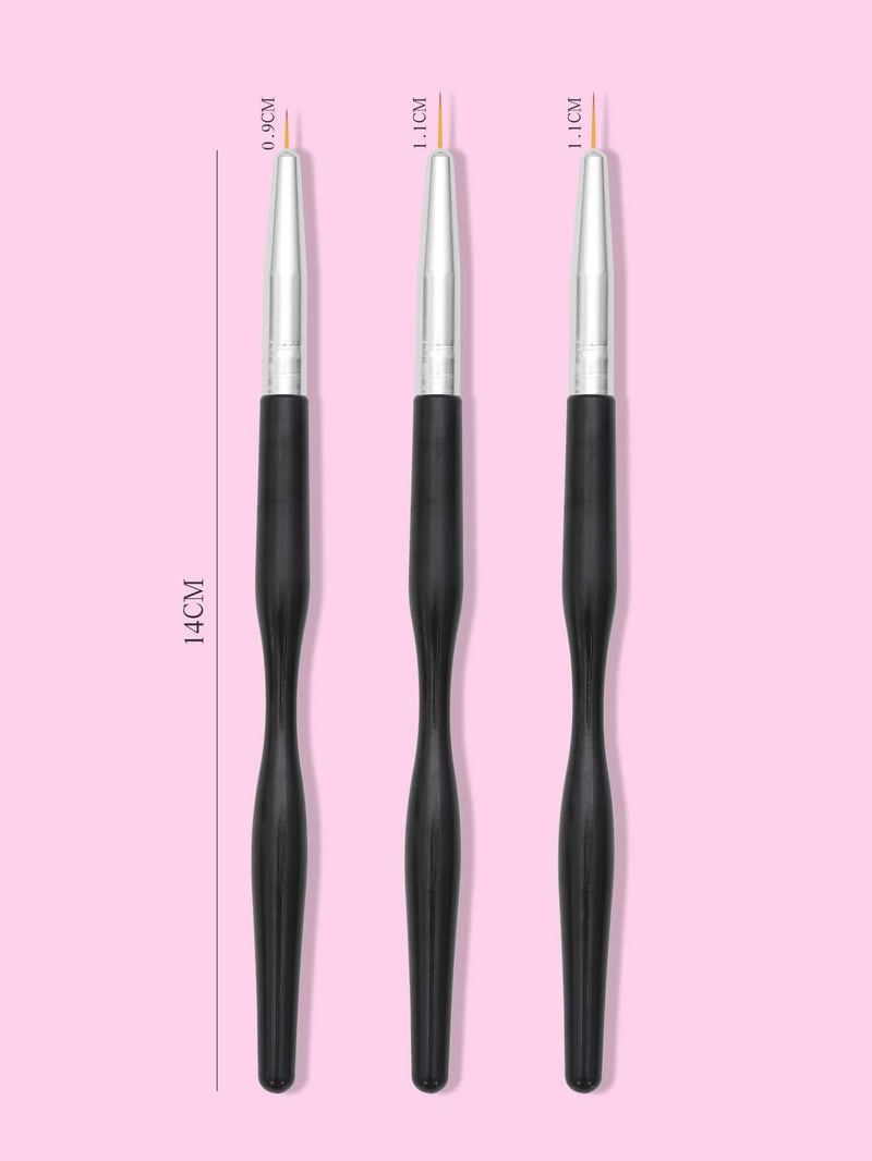 3pcs Nail Art Brush Pencil