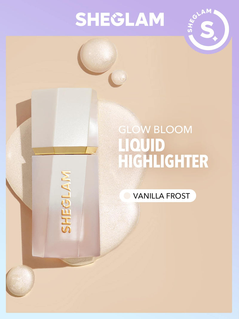 SHEGLAM Glow Bloom Liquid Highlighter Vanilla Frost