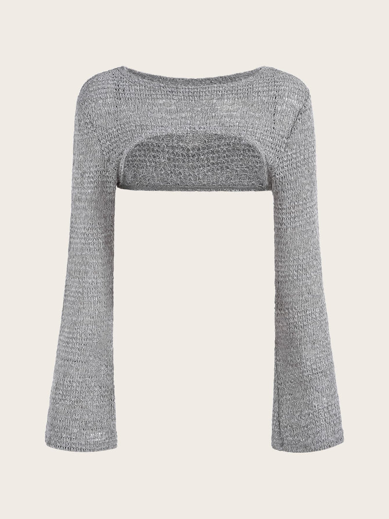 ICON Solid Super Crop Sweater