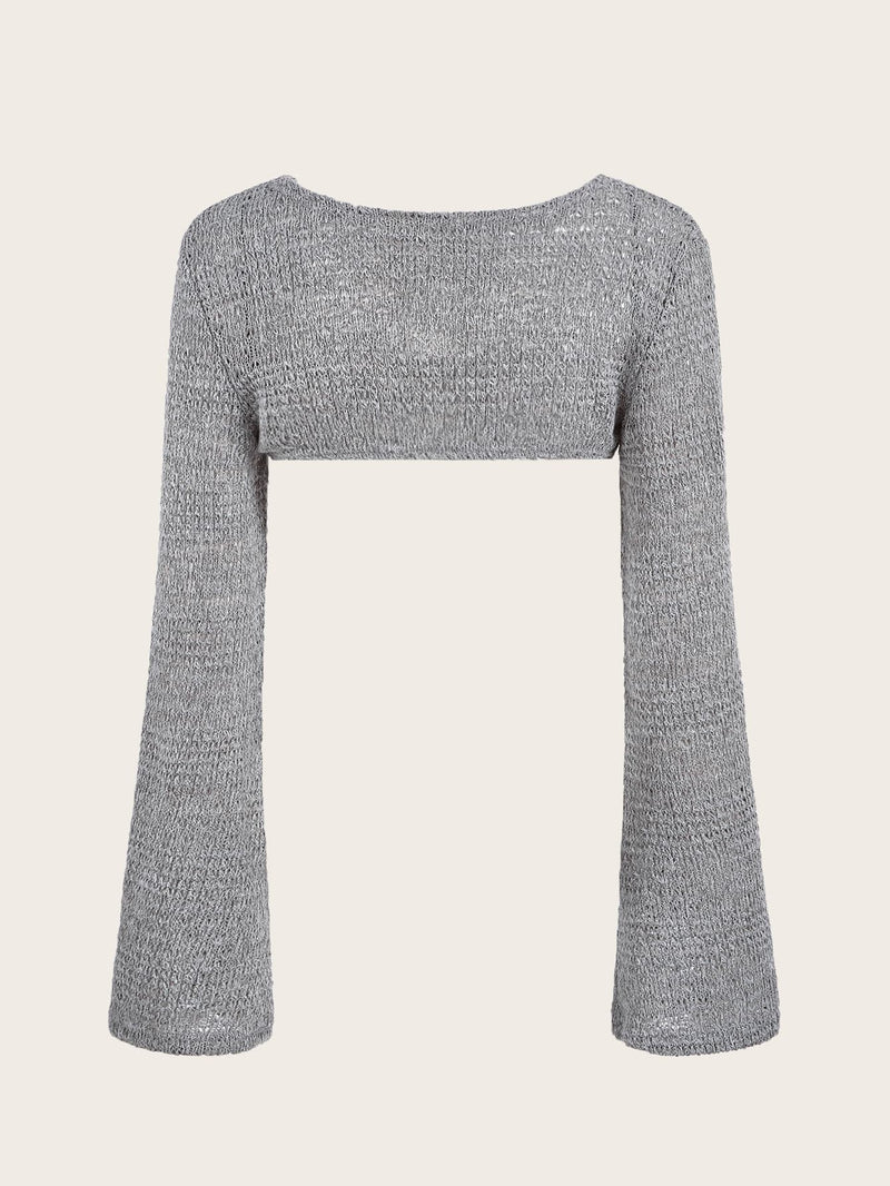 ICON Solid Super Crop Sweater