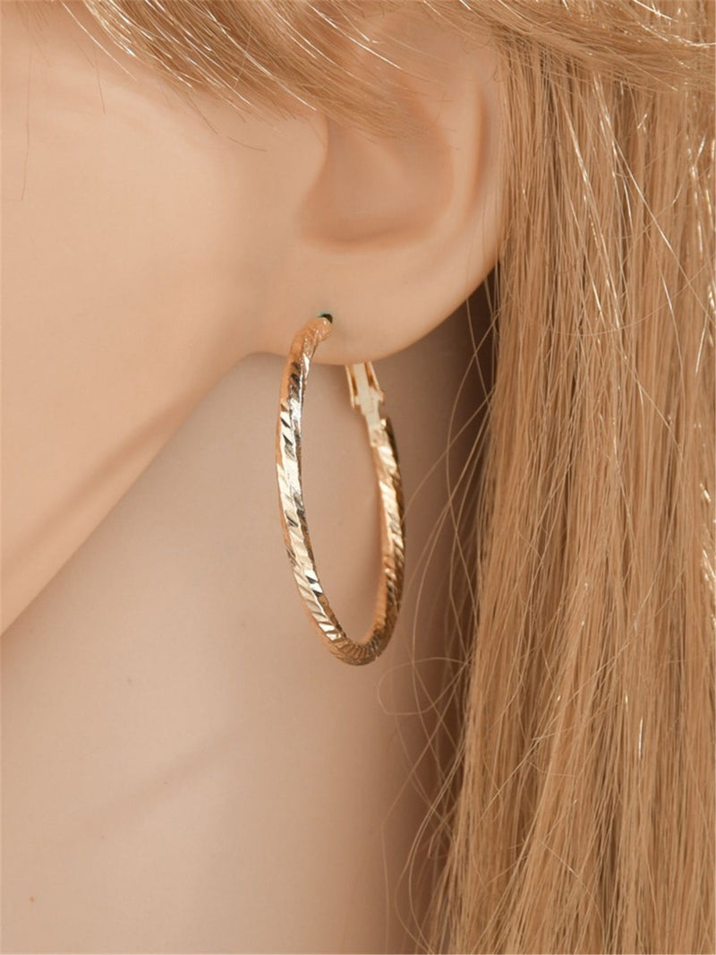 8pairs Minimalist Hoop Earrings