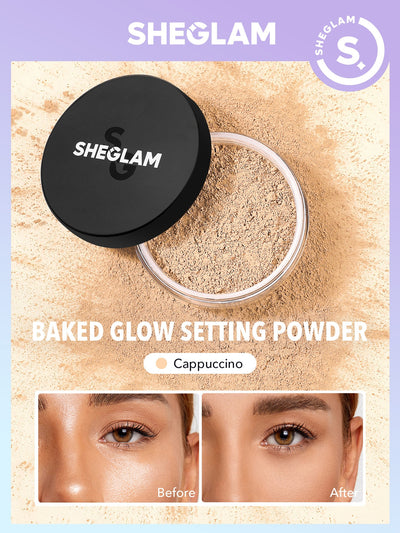 SHEGLAM Baked Glow Setting Powder Translucent