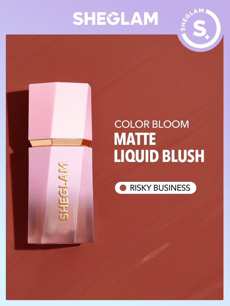 SHEGLAM Color Bloom Liquid Blush Matte Finish Love Cake