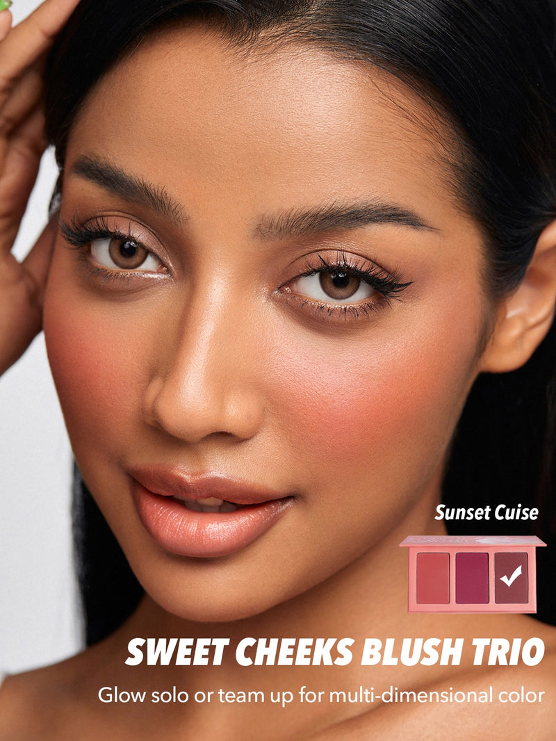 SHEGLAM Sweet Cheeks Blush Trio Enamored