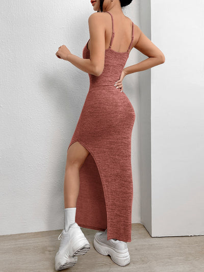 EZwear Split Thigh Cami Dress