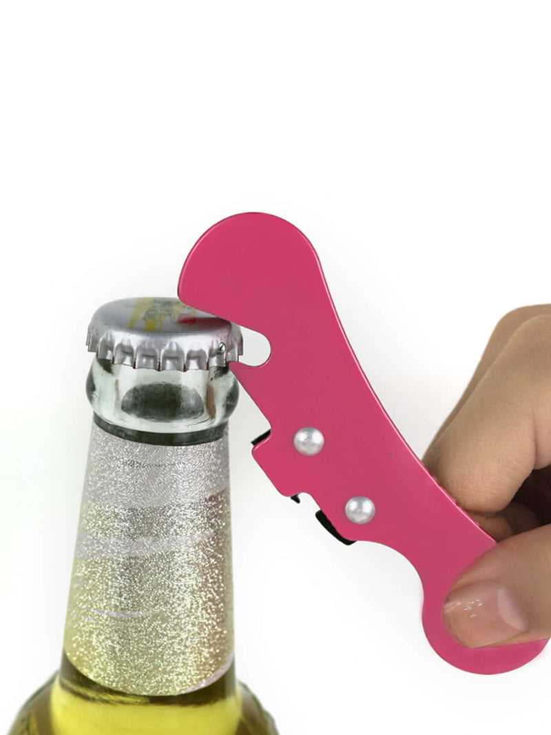 1pc Manual Can Opener Bottle Opener Can Knife Random Color