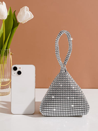 Mini Rhinestone Decor Novelty Bag