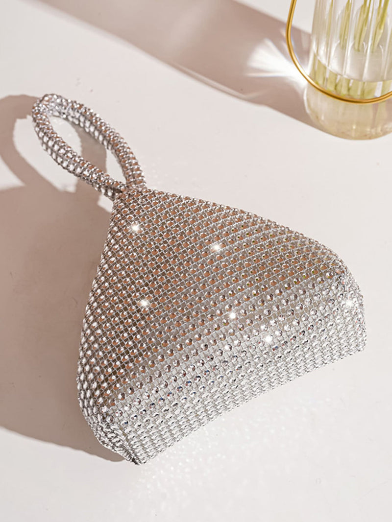 Mini Rhinestone Decor Novelty Bag