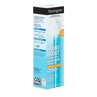 Neutrogena 1.7 fl. oz. Hydro Boost Hyaluronic Acid Moisturizer with SPF 50 Sunscreen