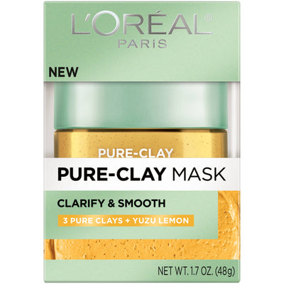 L'Oreal Paris Pure-Clay Mask Clarify & Smooth, 1.7 oz.