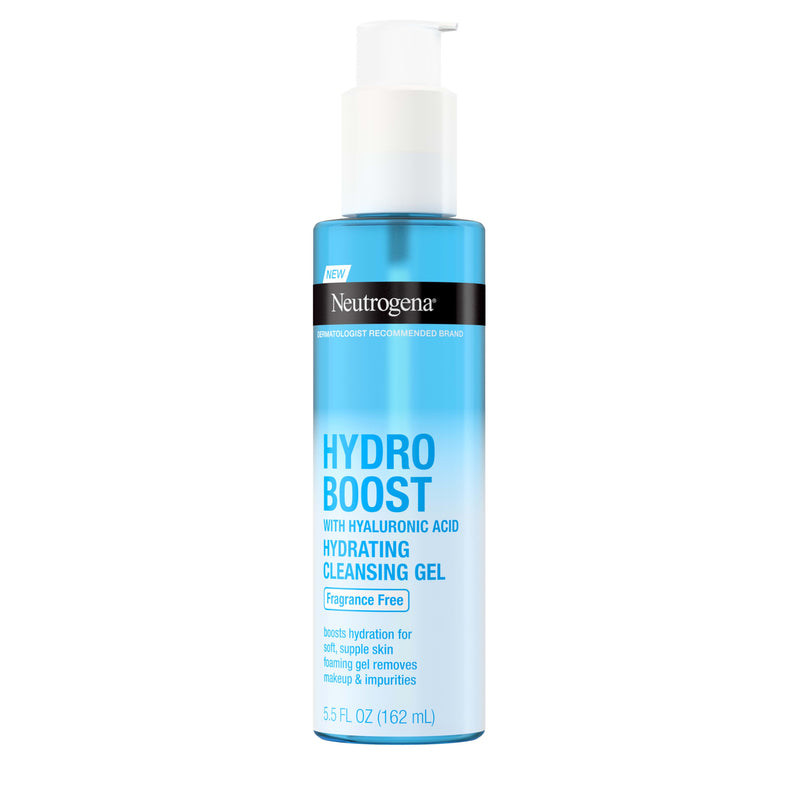 Neutrogena Hydro Boost Fragrance-Free Gel Facial Cleanser, 5.5 fl. oz