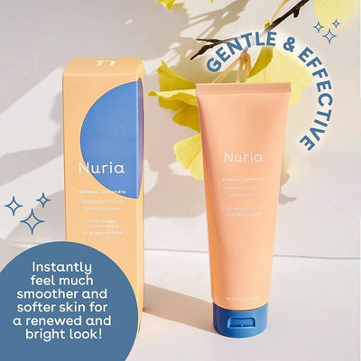 Nuria - Defend Face Exfoliator, Face Exfoliating Scrub Without Microbeads, Skin Care Essential for Women and Men, 120
