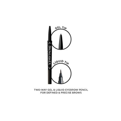 BCL BROWLASH EX Eyebrow Pencil & Liquid Grayish Brown