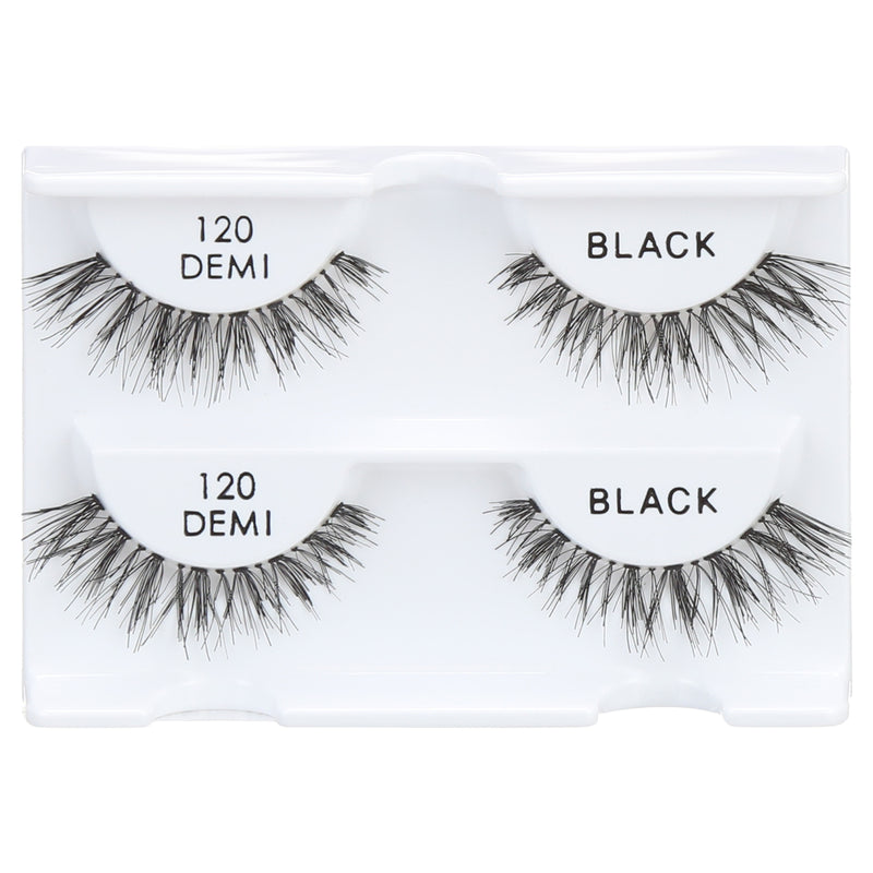 (2 Pack) Ardell False Eyelashes, 120 Black