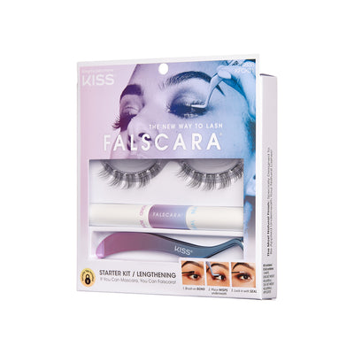 KISS Falscara False Eyelashs - Starter Kit 01